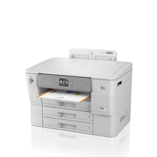 Brother HL-J6010DW | Imprimante Jet d'encre Couleur | Format A3 |Wi-FI | NFC | Jusqu'à 30 Pages par Minute | Recto-Verso | Inclus Cartouches de Démarrage Haute Capacité