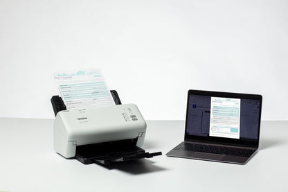 BROTHER ADS-4300N Scanner de Documents Bureautique / Recto - Verso / A4 / Rapide 40 Pages/Minute / Réseau Ethernet / Scan to USB / ADF 80 Feuilles