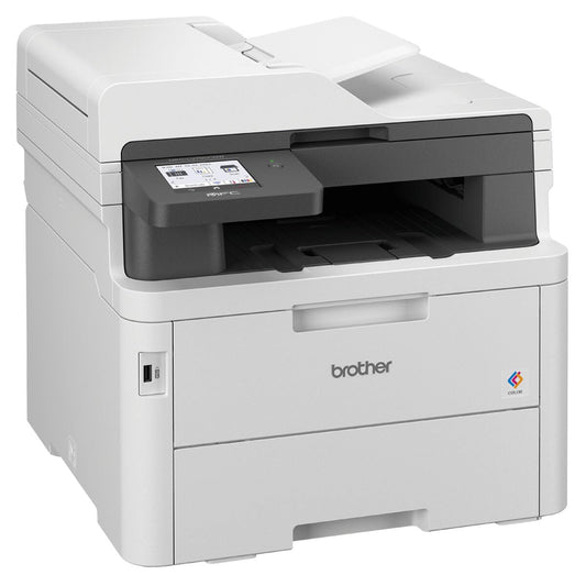 Brother MFC-L3760CDW - Imprimante Laser Couleur Multifonction (Impression/Scan/Copie/Fax) - Recto-Verso Automatique en impression - USB/WiFi/Ethernet