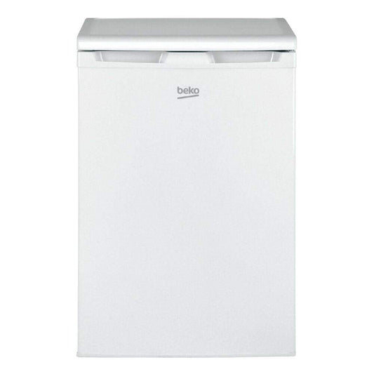 Beko TSE1284N Réfrigérateur table top - Volume total 114L : 101L (Réfrigération) + 13L (Congélation), Compartiment congélation 4 étoiles, MinFrost, Charnière de porte réversible, blanc