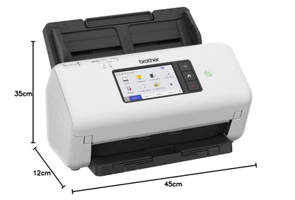 BROTHER ADS-4700W Scanner de Documents Bureautique| Recto - Verso | A4 | Rapide 40 Pages/Minute| Réseau Ethernet , Wi-Fi, Wi-Fi Direct | Scan to USB |ADF 80 de feuilles