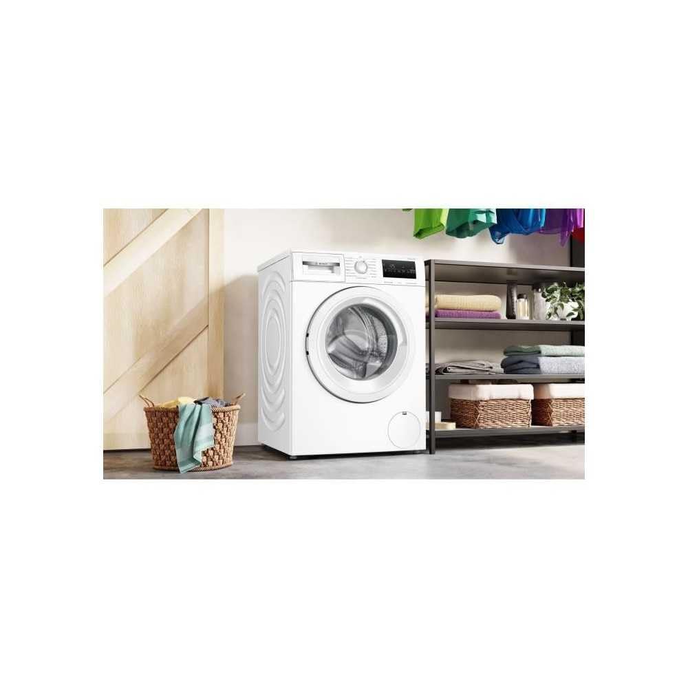 Bosch WAN24209FR, Série 4, Lave linge hublot, 9 kg, 1200 trs/min, Blanc