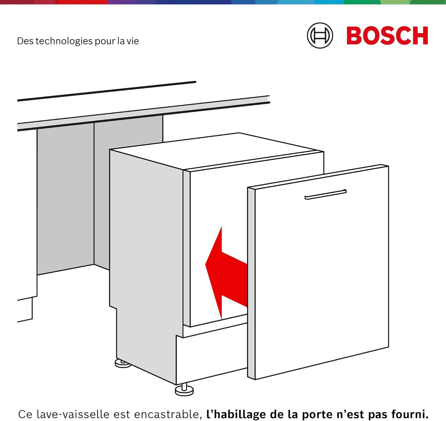 Bosch SMV6ECX93E, Série 6, Lave-vaisselle tout encastrable, Home Connect, 13 couverts, Silence Plus 40 dB