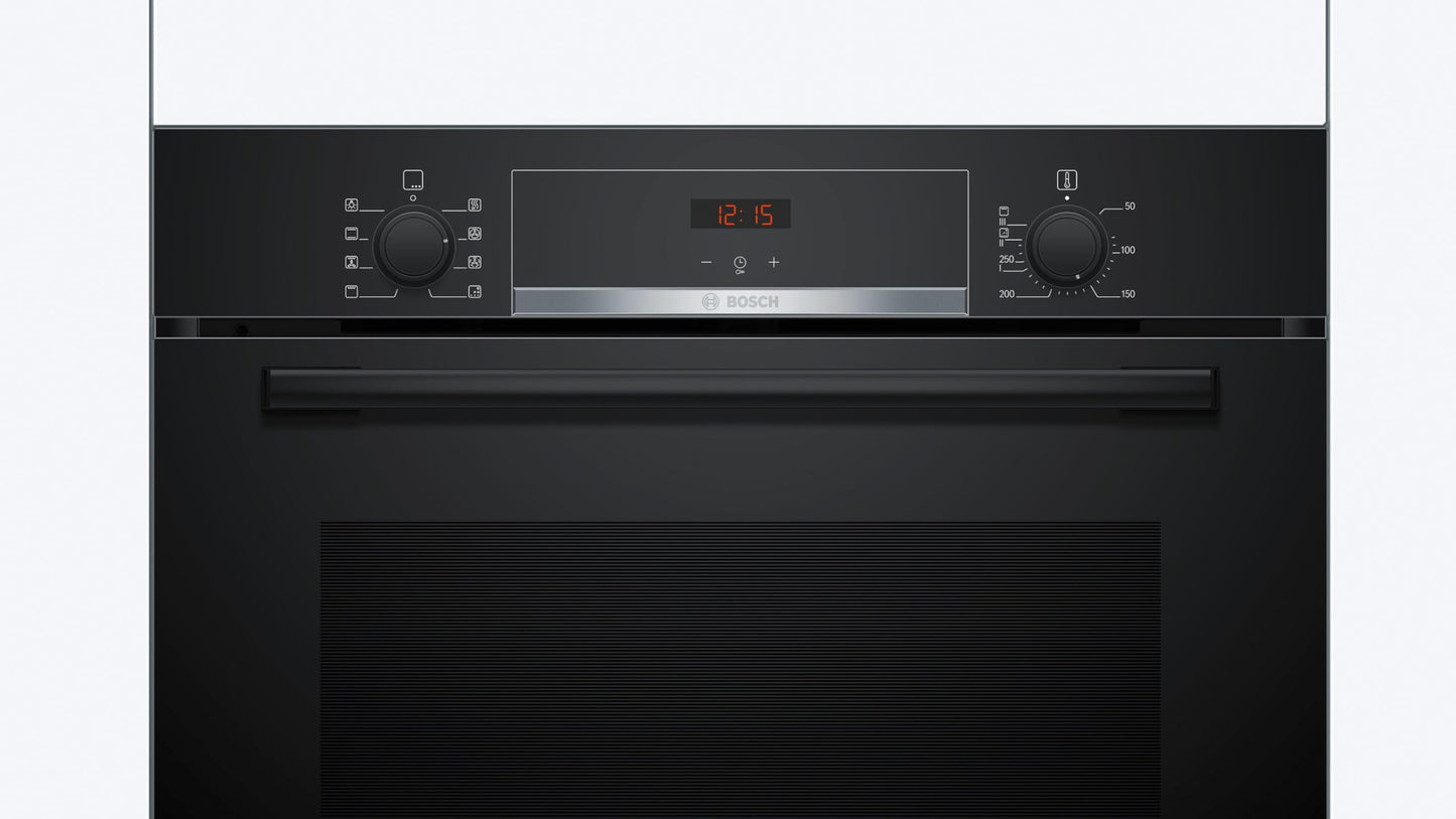 Bosch HBA553BA3F, Série 4, Four, Encastrable, Noir