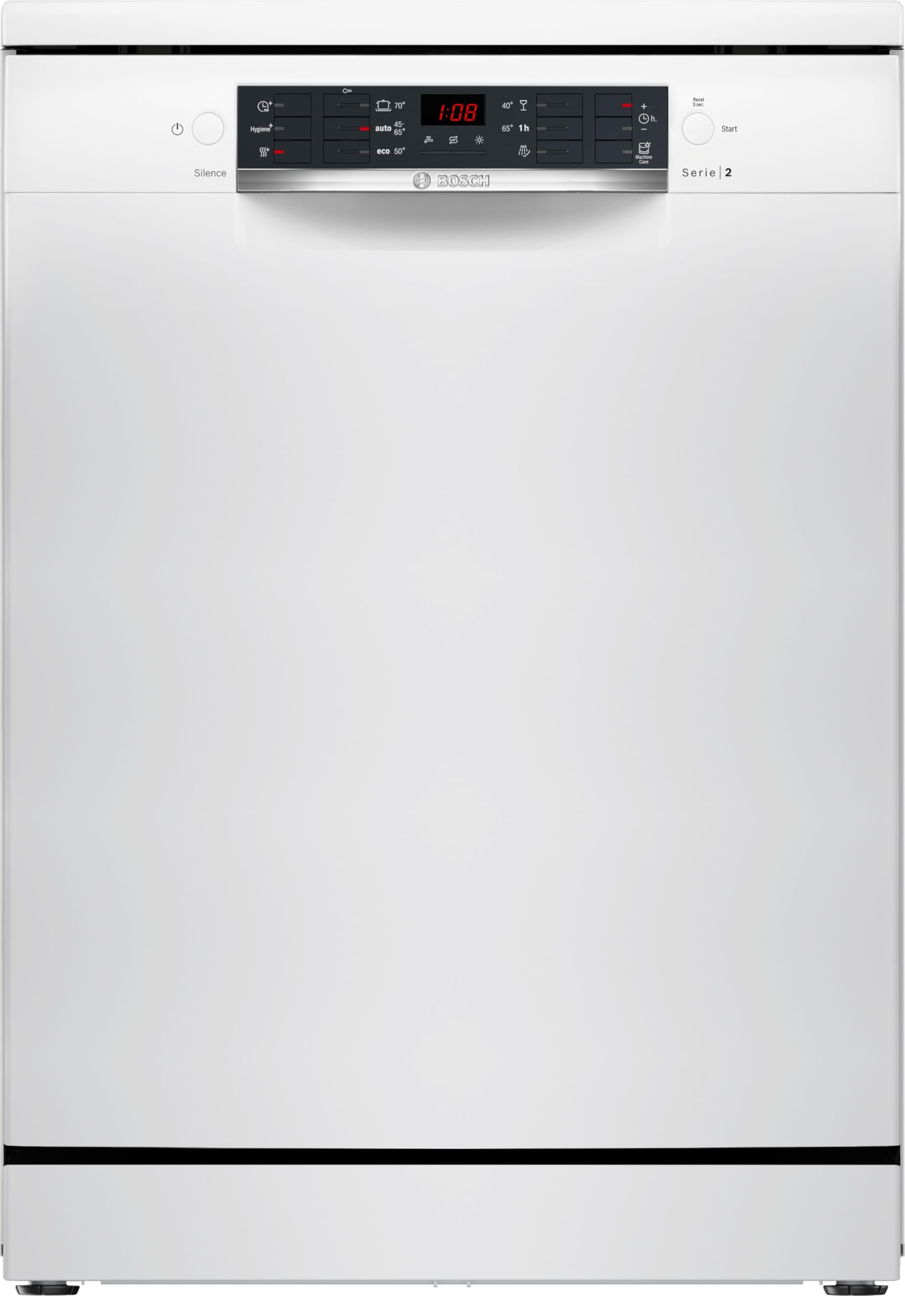 Bosch SMS26AW01F, Série 2, Lave-vaisselle 60 cm, Pose libre, Blanc