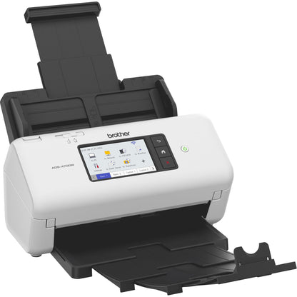 BROTHER ADS-4700W Scanner de Documents Bureautique| Recto - Verso | A4 | Rapide 40 Pages/Minute| Réseau Ethernet , Wi-Fi, Wi-Fi Direct | Scan to USB |ADF 80 de feuilles