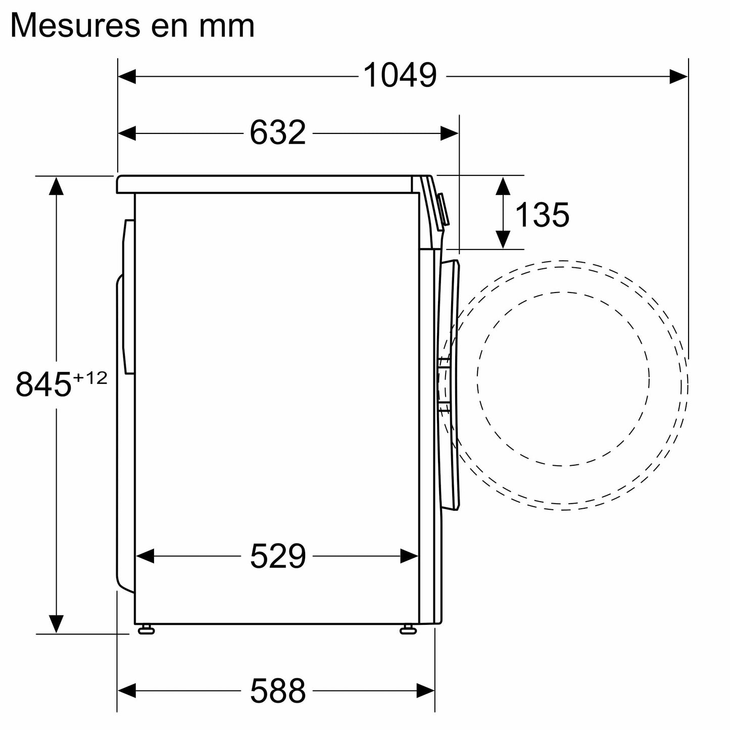 Bosch WGE02405FR, Série 2, Lave-linge Pose-libre, 7 kg, 1400 trs/min, Blanc