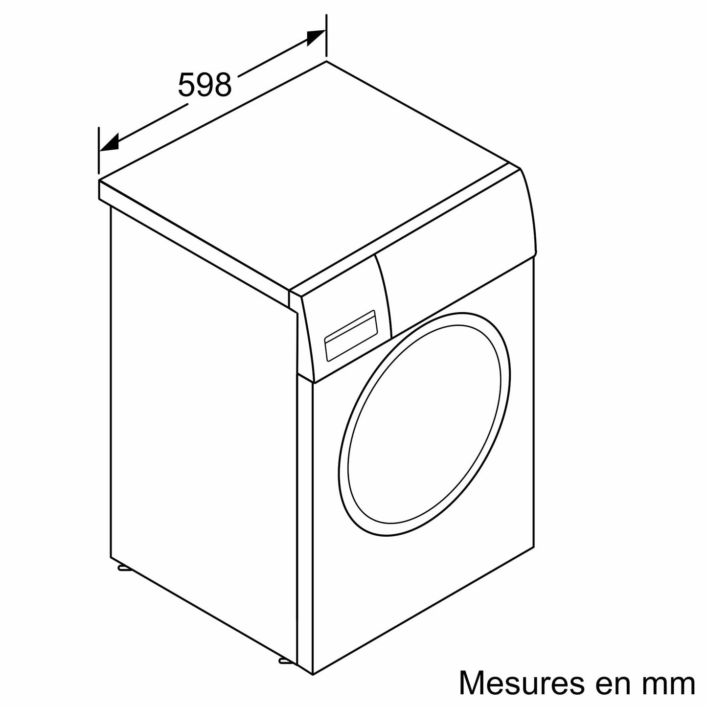 Bosch WGE02405FR, Série 2, Lave-linge Pose-libre, 7 kg, 1400 trs/min, Blanc
