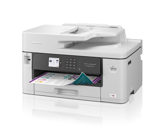 Brother MFC-J5340DW - Imprimante 4 en 1 (Impression/Copie/Scan/Fax) - Jet d'encre Couleur - Recto/Verso - WiFi Direct - Vitesse d'impression de 28 pag
