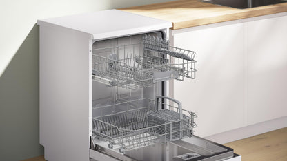 Bosch SMS26AW01F, Série 2, Lave-vaisselle 60 cm, Pose libre, Blanc