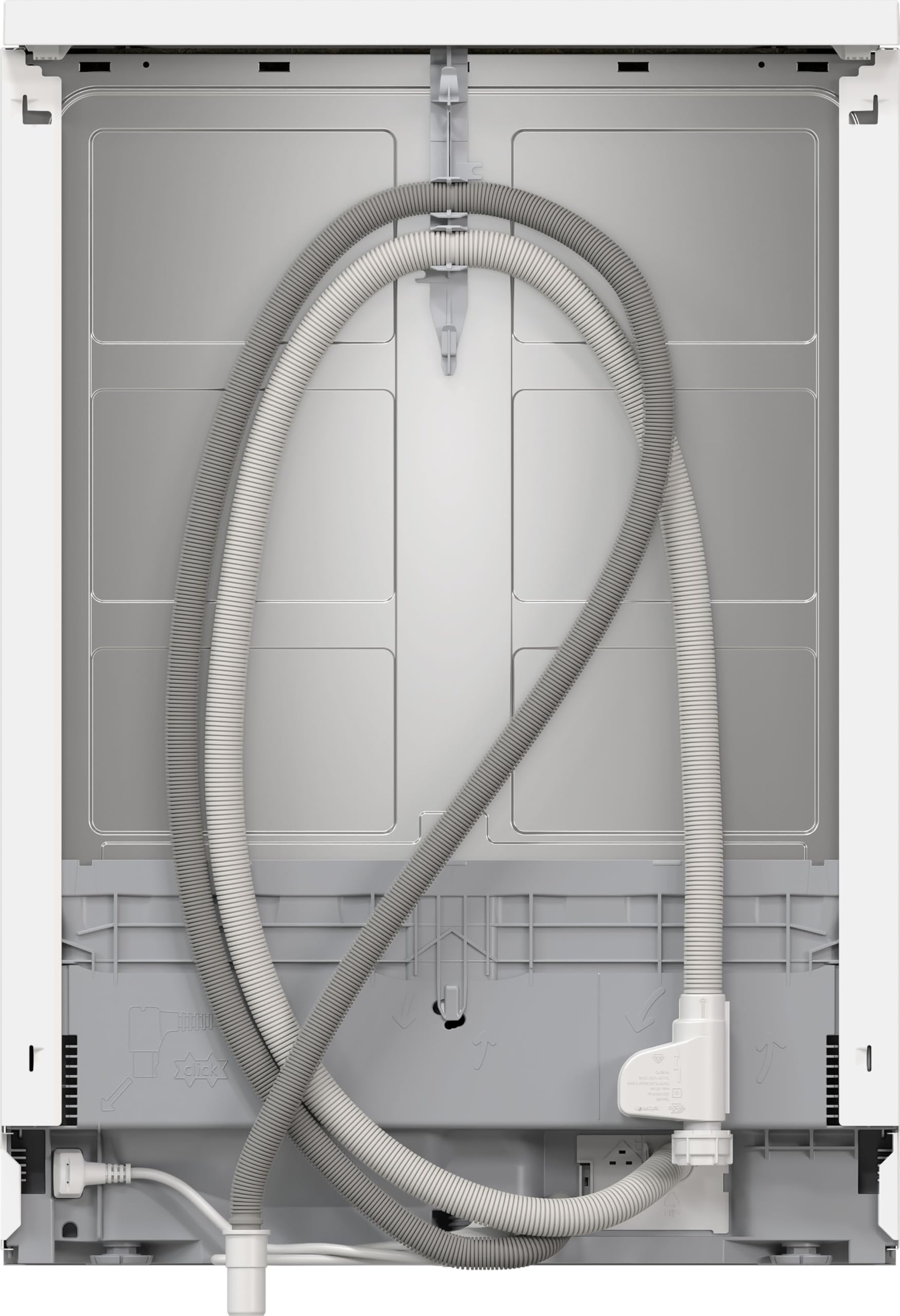 Bosch SMS26AW01F, Série 2, Lave-vaisselle 60 cm, Pose libre, Blanc