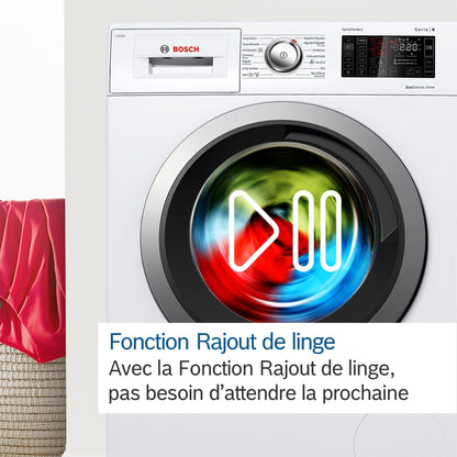 Bosch WAN28209FR, Série 4, Lave linge hublot, 9 kg, 1400 trs/min, Blanc