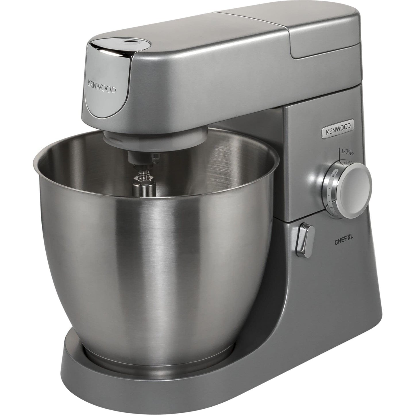 Kenwood Chef Elite Robot pâtissier, argenté Mélangeur + Mixeur + Hachoir 6.7 gris