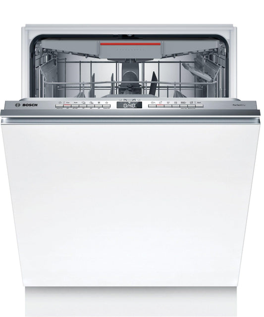 Bosch SMV6YCX02E Série 6, Lave-vaisselle encastrée dissimulée totale, PerfectDry, Home Connect, EfficientDry : ouverture automatique de la porte, 60 cm